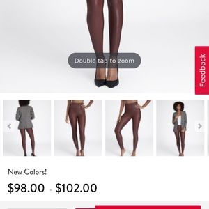 Brown spanx leggings